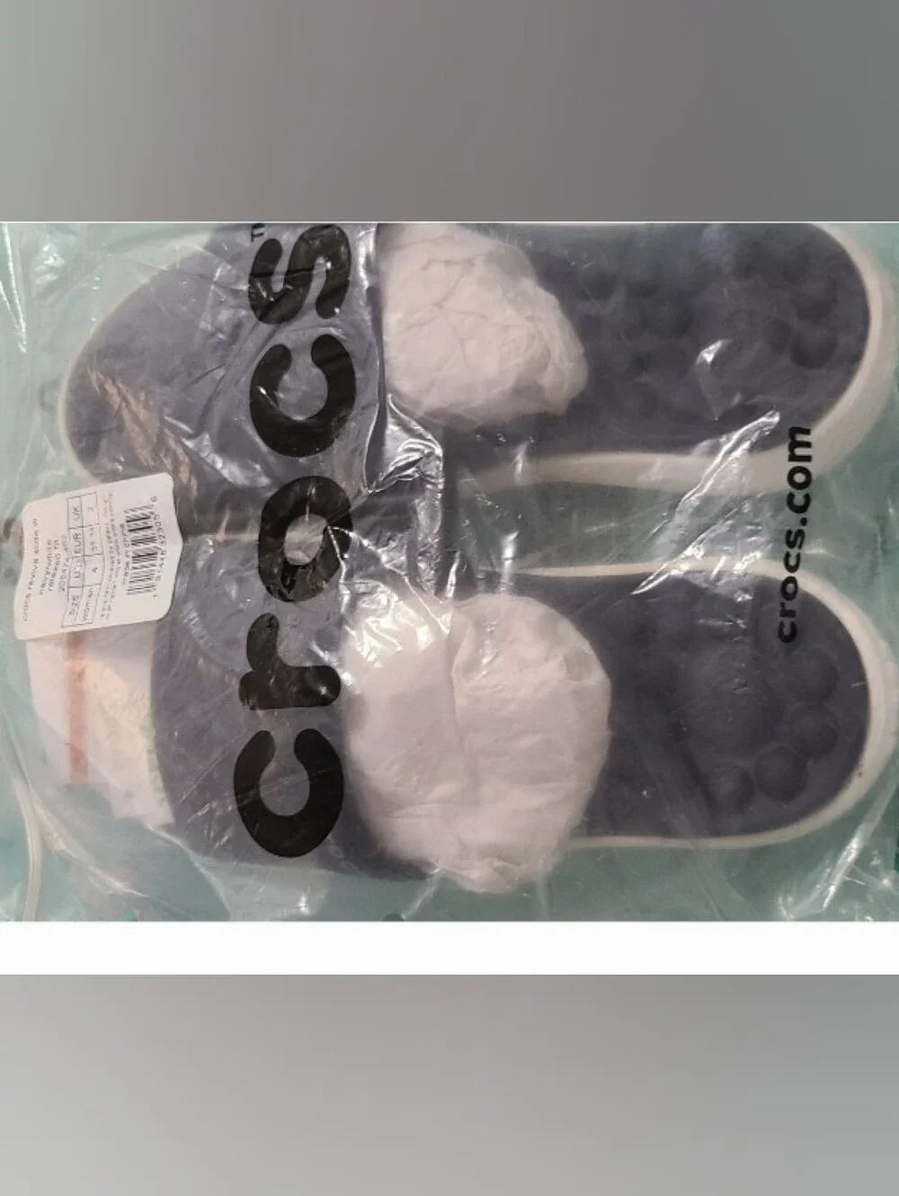 Crocs Navy Slide Sandals